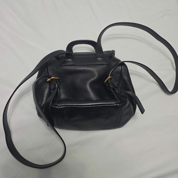 Marc by Marc Jacobs Black Leather Mini Backpack Gold Hardware M0006581 main image 8